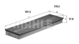 Mahle LX334 - FILTRO AIRE                     [*]