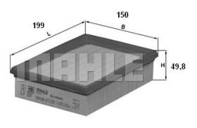 Mahle LX337 - FILTRO AIRE                     [*]