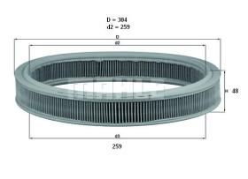 Mahle LX527 - FILTRO AIRE                     [*]