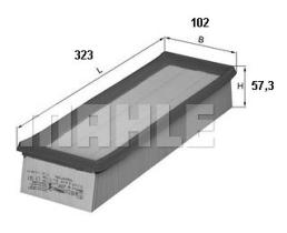 Mahle LX541 - FILTRO AIRE                     [*]