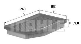 Mahle LX546 - FILTRO AIRE                     [*]