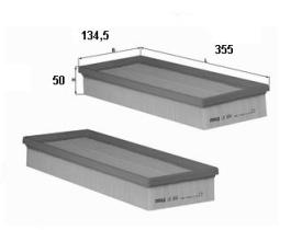 Mahle LX804S - FILTRO AIRE                     [*]