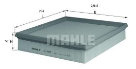 Mahle LX889 - FILTRO AIRE                     [*]