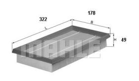 Mahle LX936 - FILTRO AIRE                     [*]