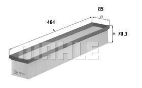 Mahle LX939 - FILTRO AIRE                     [*]