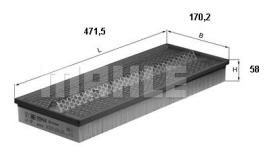 Mahle LX97 - FILTRO AIRE                     [*]