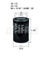 Mahle OC103 - FILTRO ACEITE                   [*]