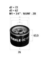 Mahle OC11 - FILTRO ACEITE                   [*]