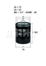 Mahle OC203 - FILTRO ACEITE                   [*]