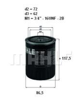  OC262 - FILTRO ACEITE