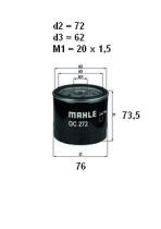 Mahle OC272 - FILTRO ACEITE                   [*]