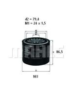 Mahle OC286 - FILTRO ACEITE                   [*]