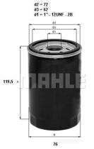 Mahle OC323 - FILTRO ACEITE                   [*]