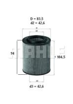  OX1541D - FILTRO ACEITE                   [*]