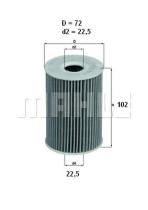 Mahle OX415D - FILTRO ACEITE                   [*]