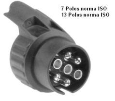 Mai ER08A - ADAPTADOR CLAVIJA 7P 13P REMOLQ 12V