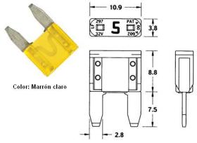 Mai FM05 - FUSIBLE MINI 5 AMP.