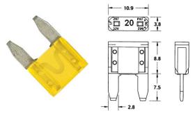 Mai FM20 - FUSIBLE MINI 20 AMP.