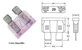 Mai FU34 - FUSIBLE ATO 20 AMP.
