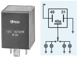 Mai IE32 - INT.NORMA DIN S/B S/REM.12V