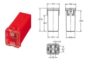 Mai JC50 - FUSIBLE PAL JCASE 50A.