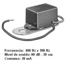 Mai MZ15 - MINI ZUMBADOR NEG.A MASA 24V.