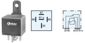  RR36 - RELE INVERSOR 12V.30A.
