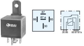  RR37 - RELE INVERSOR 24V.20A.
