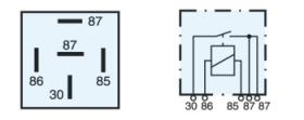 Mai RR41 - RELE RELE INT.SAL.DOB.12V.30A