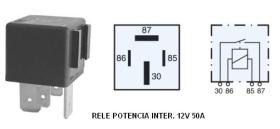 Mai RR73 - RELE POTENCIA 12V.50A.