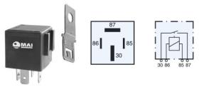  RR74 - RELE INTERRUPTOR 24V.50A.