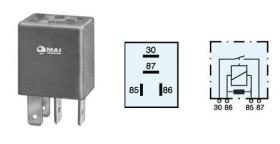  RR76 - MICRORELE INTERRUPTOR 12V.16A.