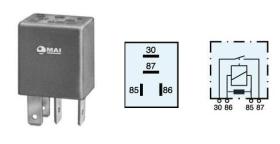 Mai RR76 - MICRORELE INTERRUPTOR 12V.16A.