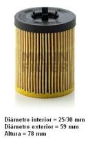 Mann HU6111X - [*]FILTRO ACEITE