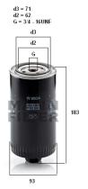 Mann W9504 - [*]FILTRO ACEITE