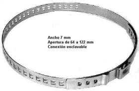 Metalcaucho 00070 - BRIDA FUELLE 74-110 MM