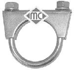 Metalcaucho 00398 - ABRAZADERA TUBO ESCAPE 43 MM