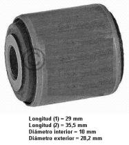  00454 - SILENTBLOC BRAZO PEUG 205