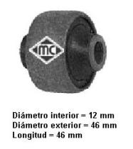  00980 - SILENTBLOC BRAZO FIESTA'89