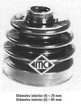 Metalcaucho 01198 - KIT L/RDA OPEL FRONTERA