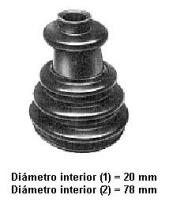  01273E - KIT L/RDA SUPER5 D-205(CONO)