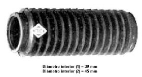 Metalcaucho 01539 - FUELLE DCHO CREMALLERA BMW S/3