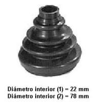 Metalcaucho 01996 - KIT L/RDA ALFA 145/146