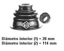 Metalcaucho 02304 - KIT L/CBO R-LAGUNA-SAFRANE ROD