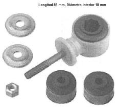  02629 - BIELETA PUNTAL OPEL ASTRA 16MM