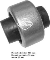 Metalcaucho 02664 - SILENTBLOC BRAZO DELT LAGUNA