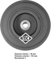 Metalcaucho 02850 - POLEA CIGUE¥AL R-21 DIESEL