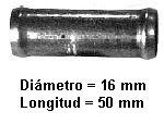 Metalcaucho 03060 - RACOR EMPALME MGTOS 16 MM