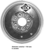 Metalcaucho 04421 - POLEA CIGUENAL VW 1,9TDI