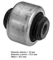  04444 - SILENTBLOC BRAZO DELT PEUG 307